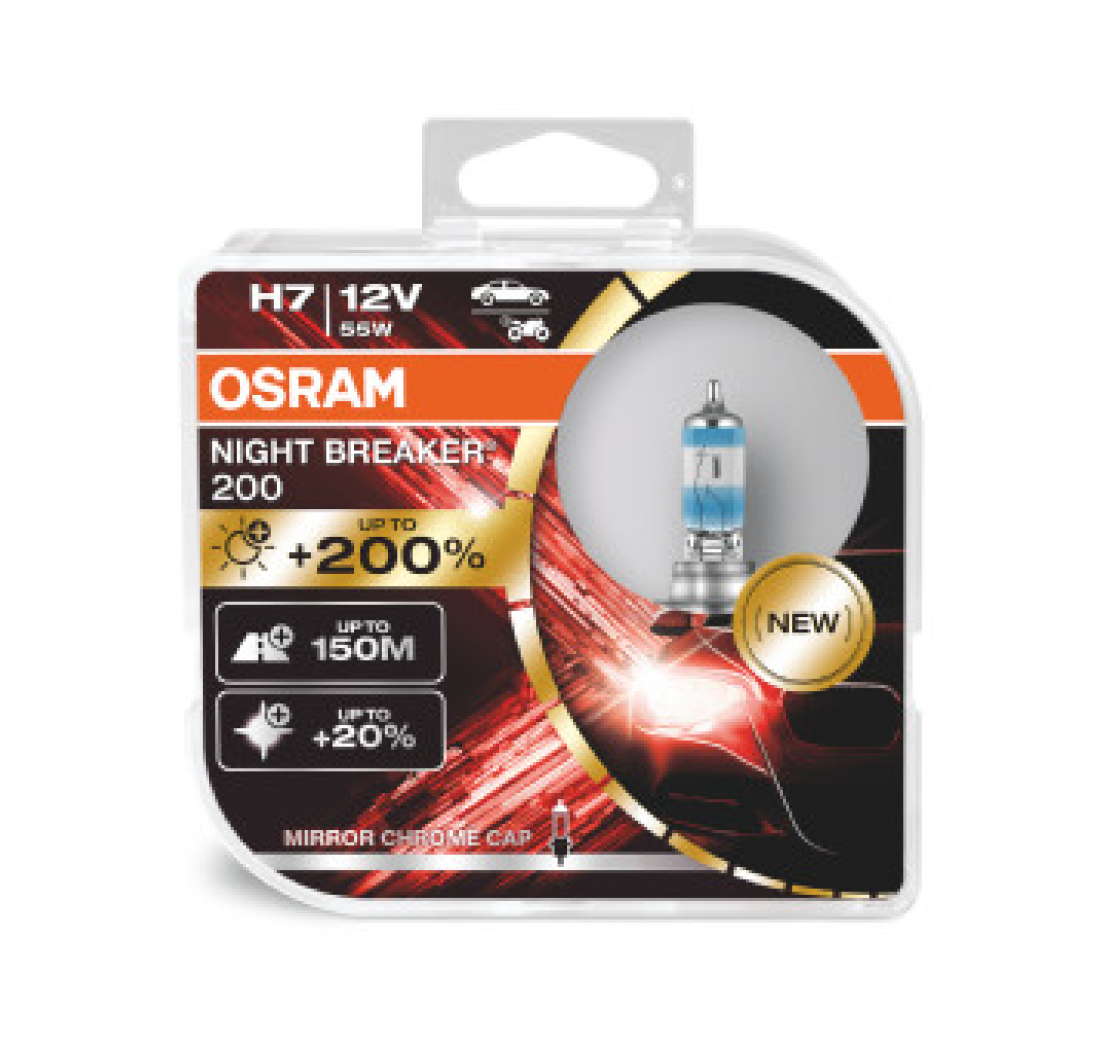 OSRAM AUTO ŽARULJA H7 12V/55W NIGHTBREAKER 200 3700˘K